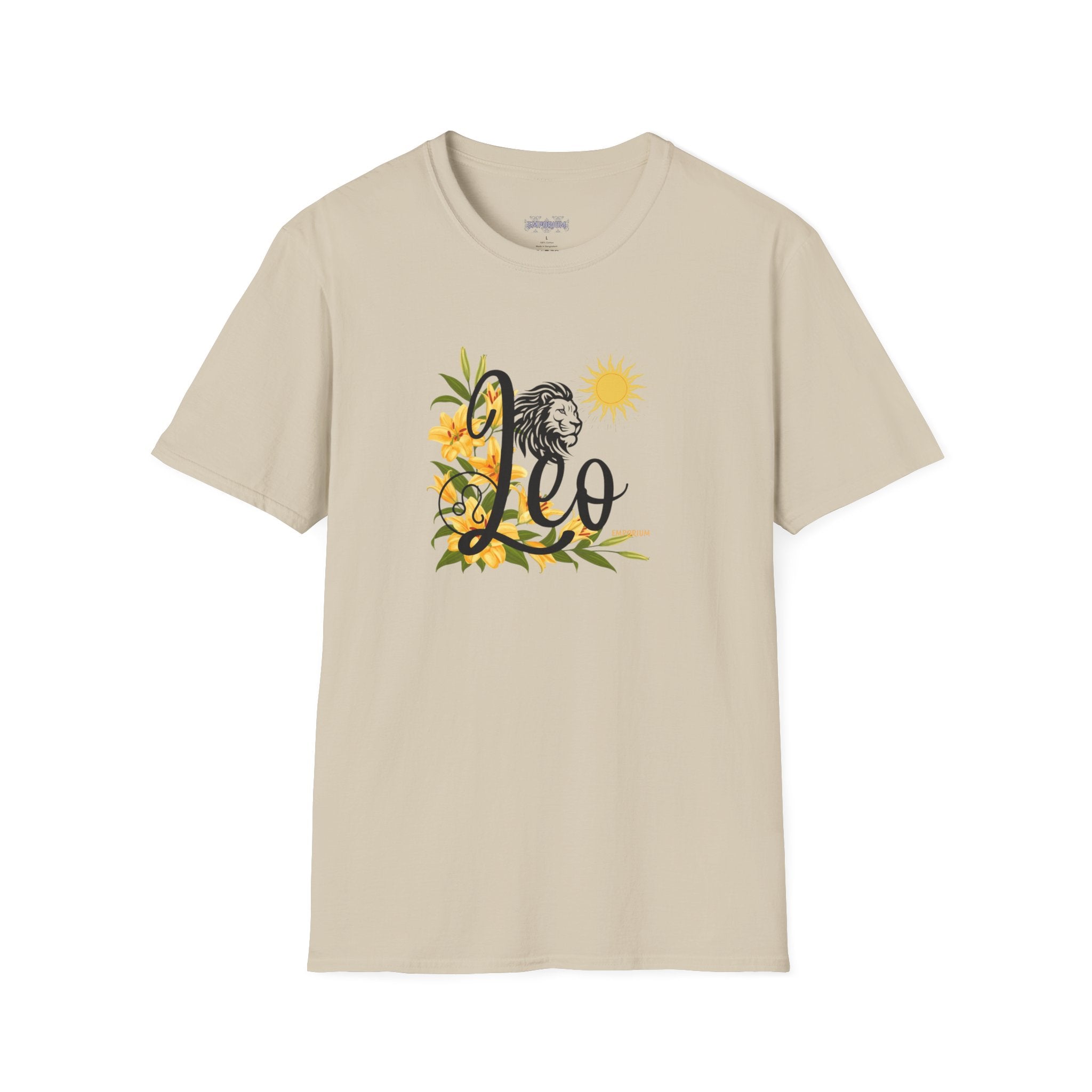 Leo Lion & Lilies Astrology T-Shirt