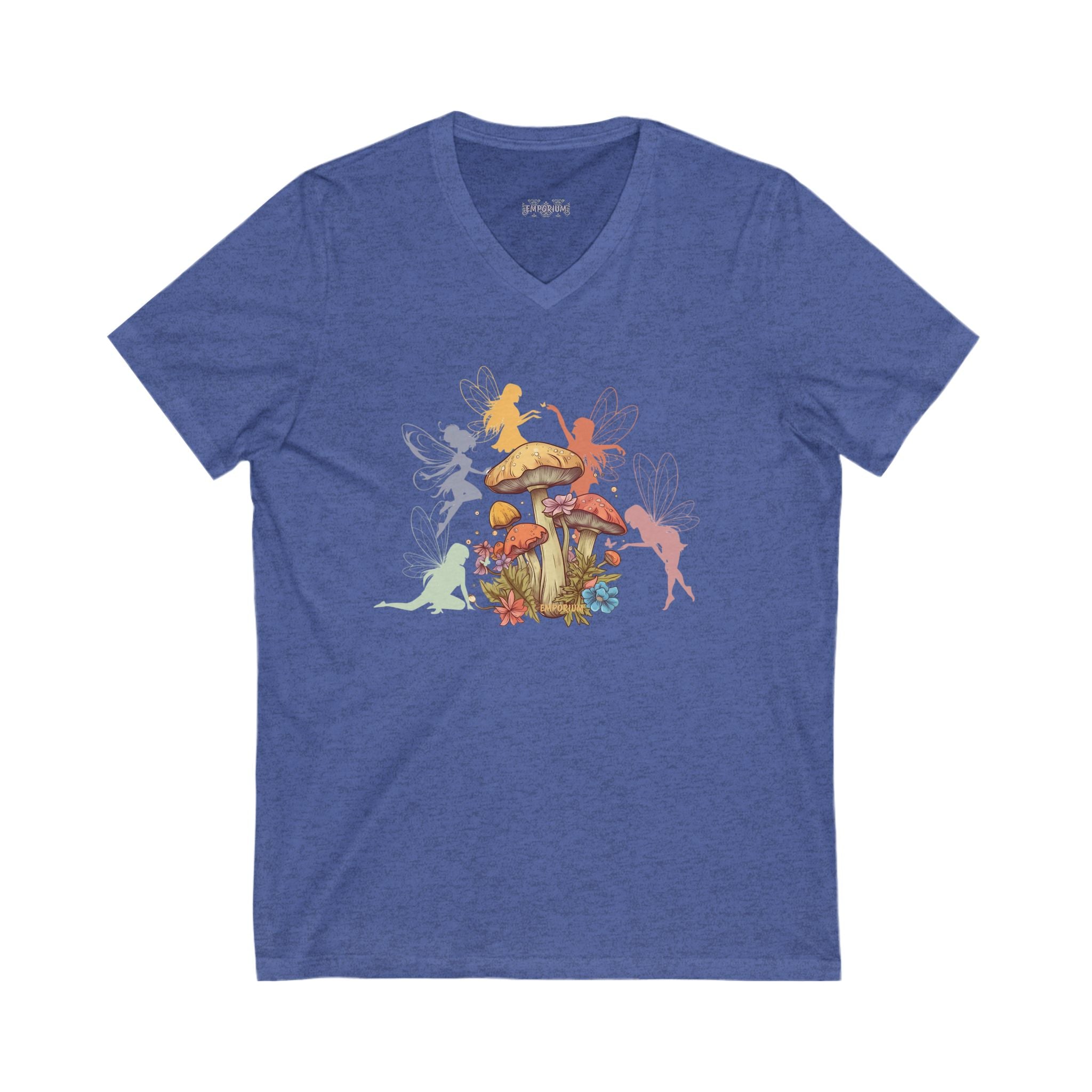 Mushroom Fae V-Neck Tee