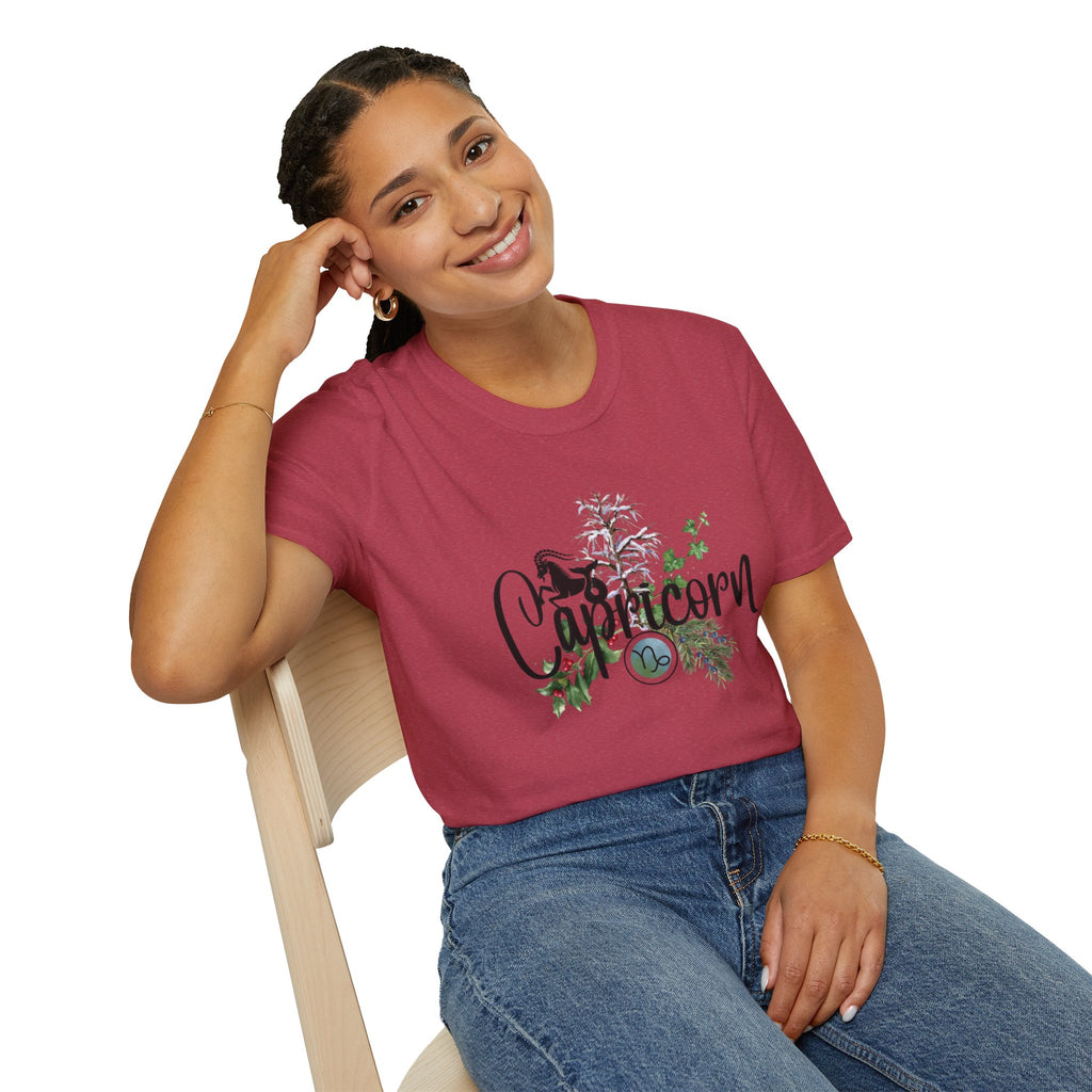 Capricorn Oak & Ivy Astrology T-Shirt