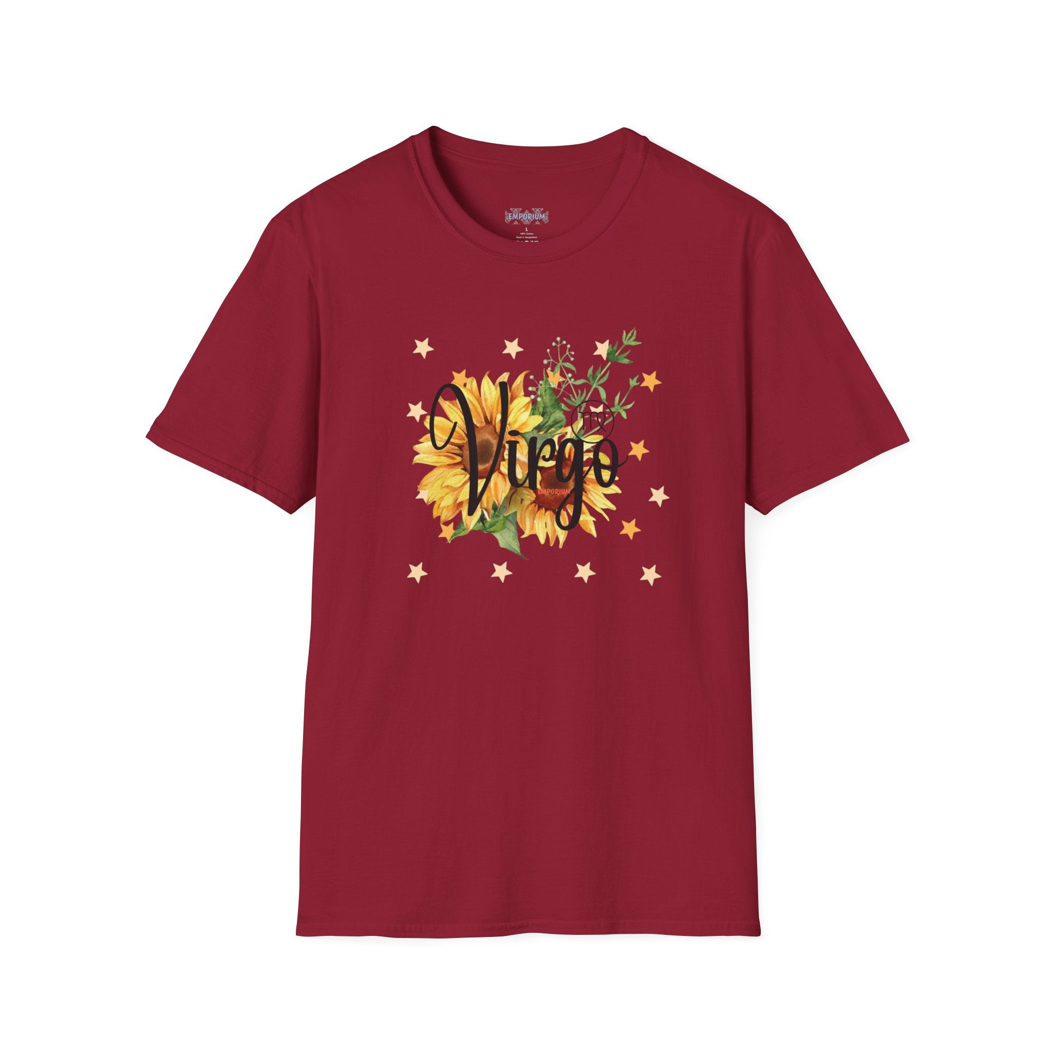 Virgo Sunflower Astrology T-Shirt