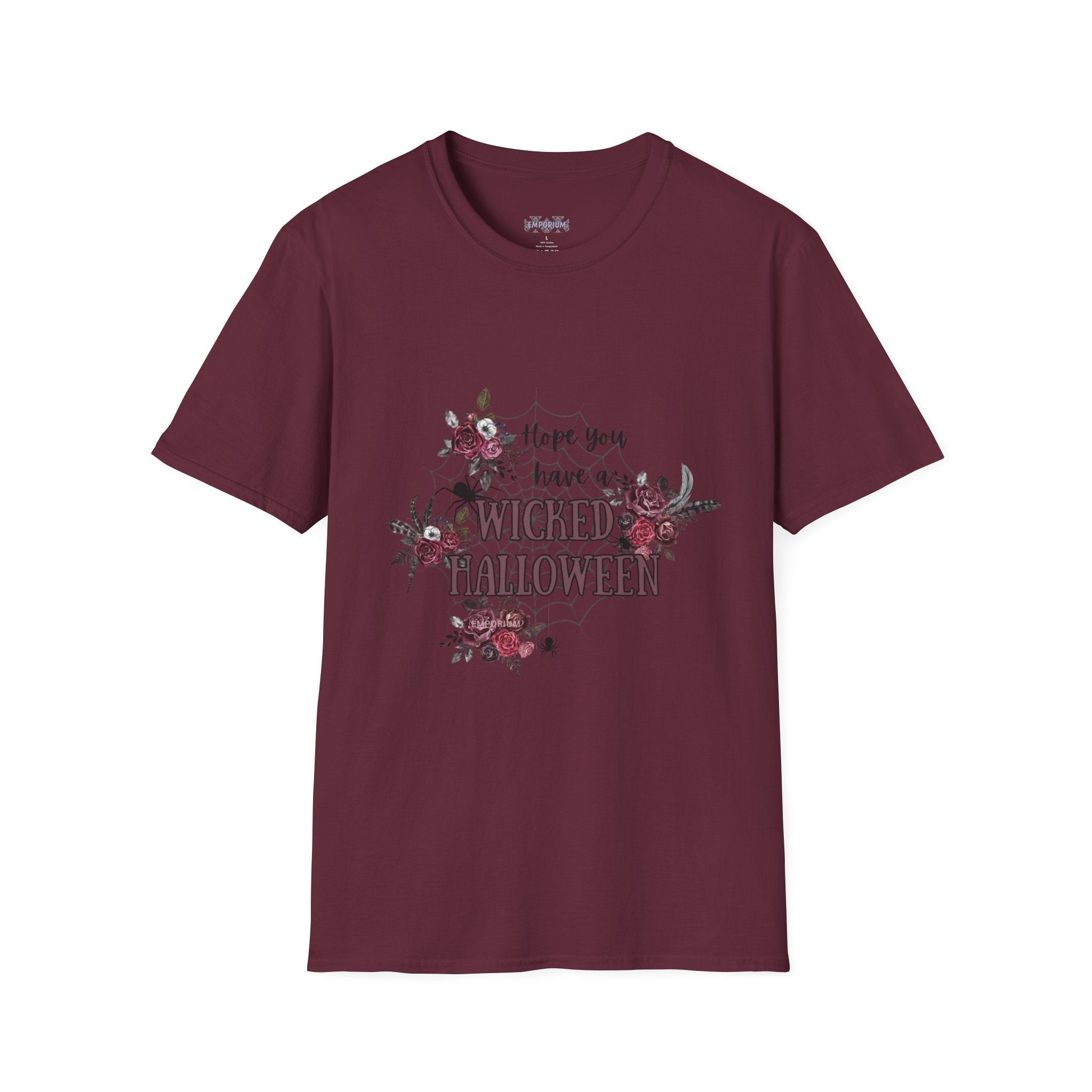 Wicked Halloween Spider Web T-Shirt