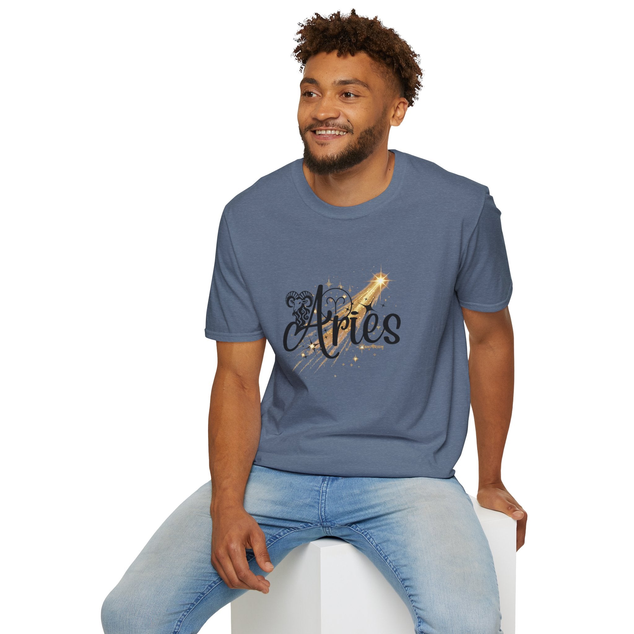 Aries Starburst Astrology T-Shirt
