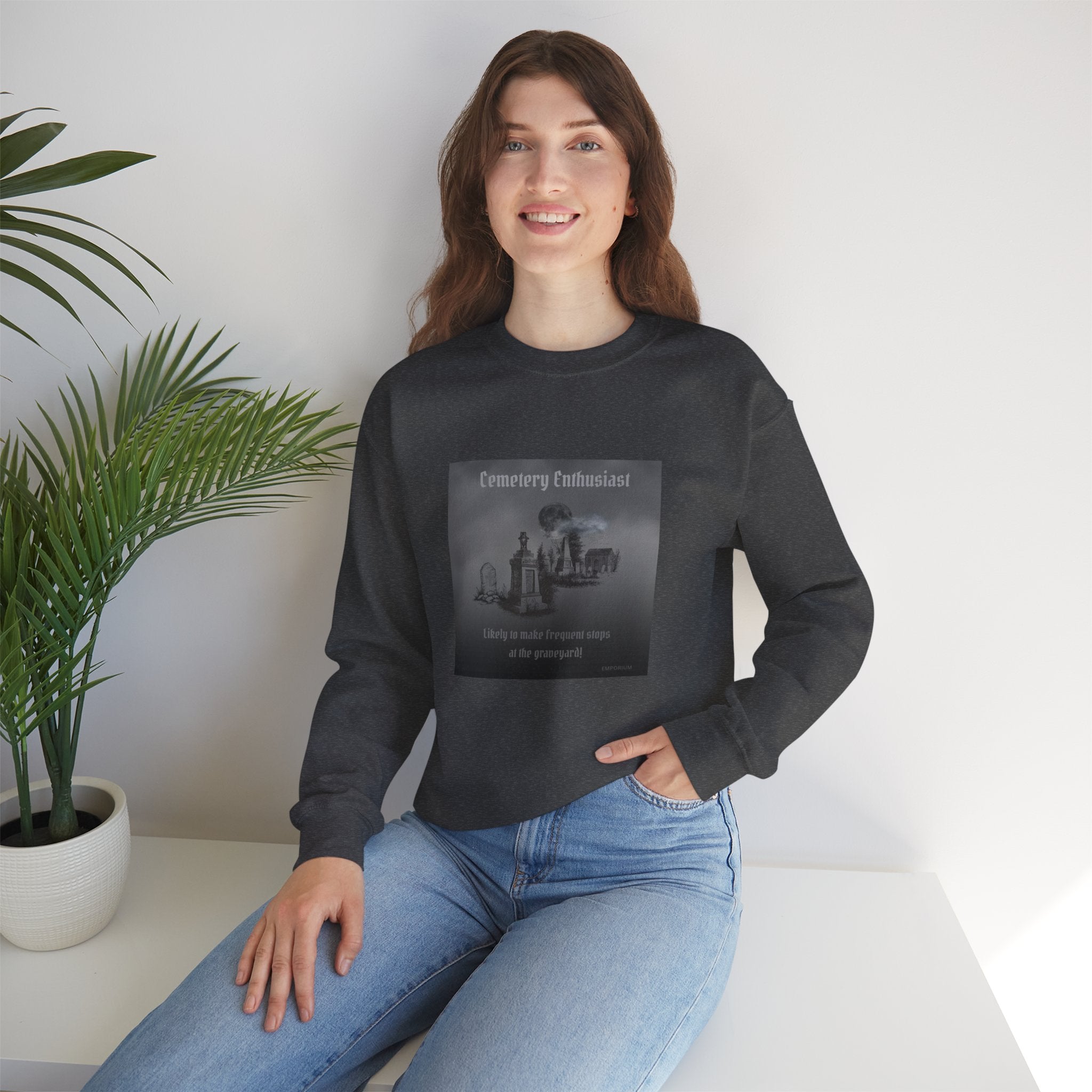 Cemetery Enthusiast Crewneck Sweatshirt