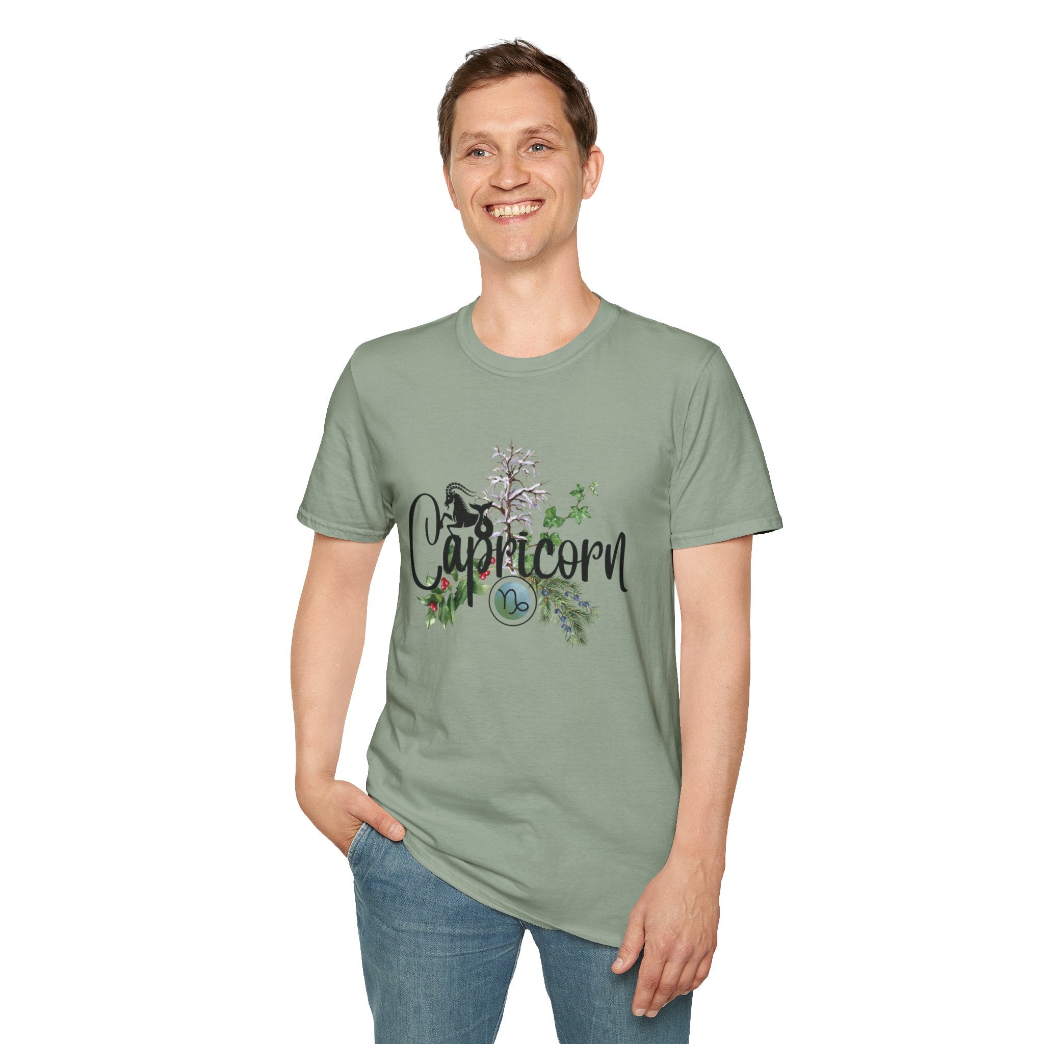 Capricorn Oak & Ivy Astrology T-Shirt