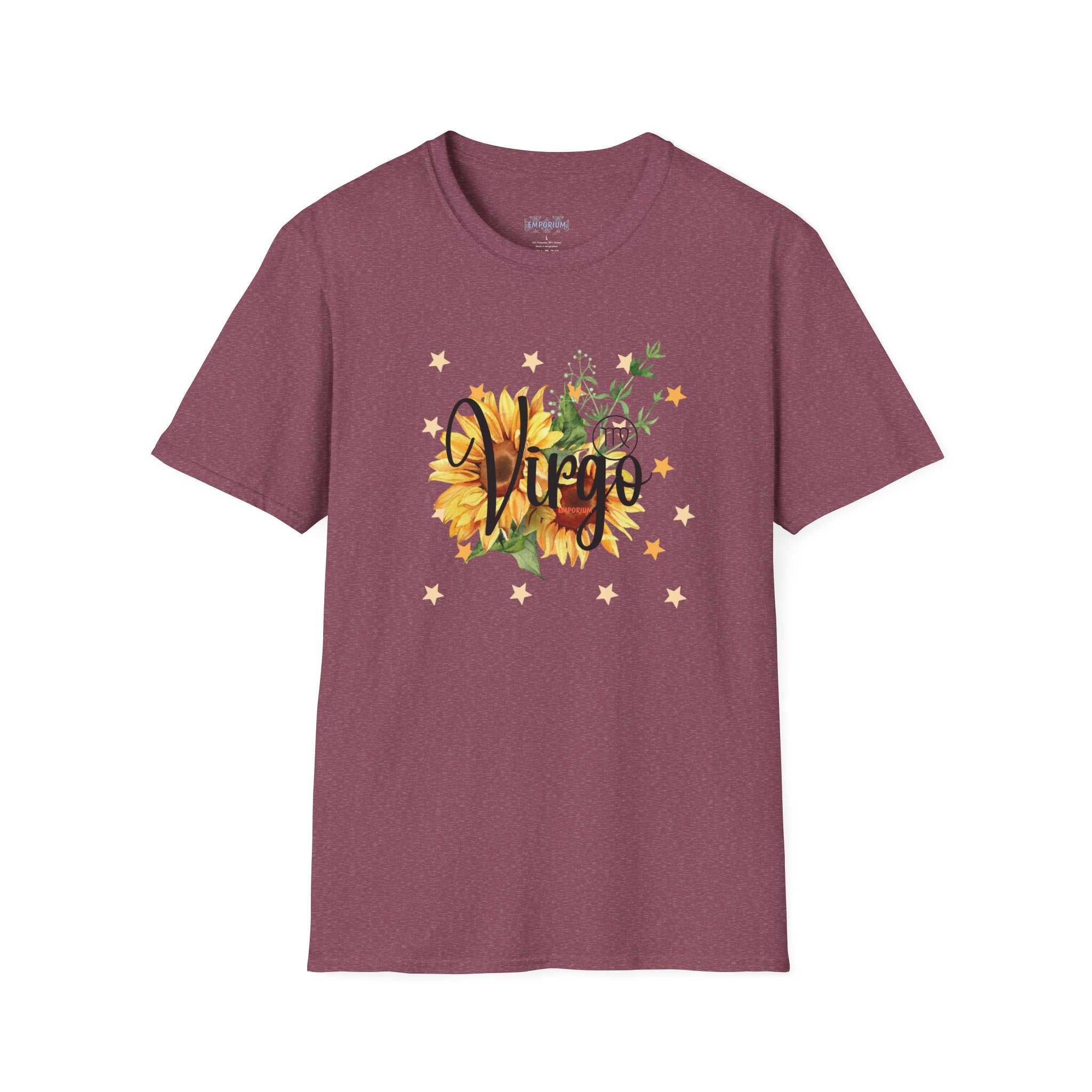 Virgo Sunflower Astrology T-Shirt