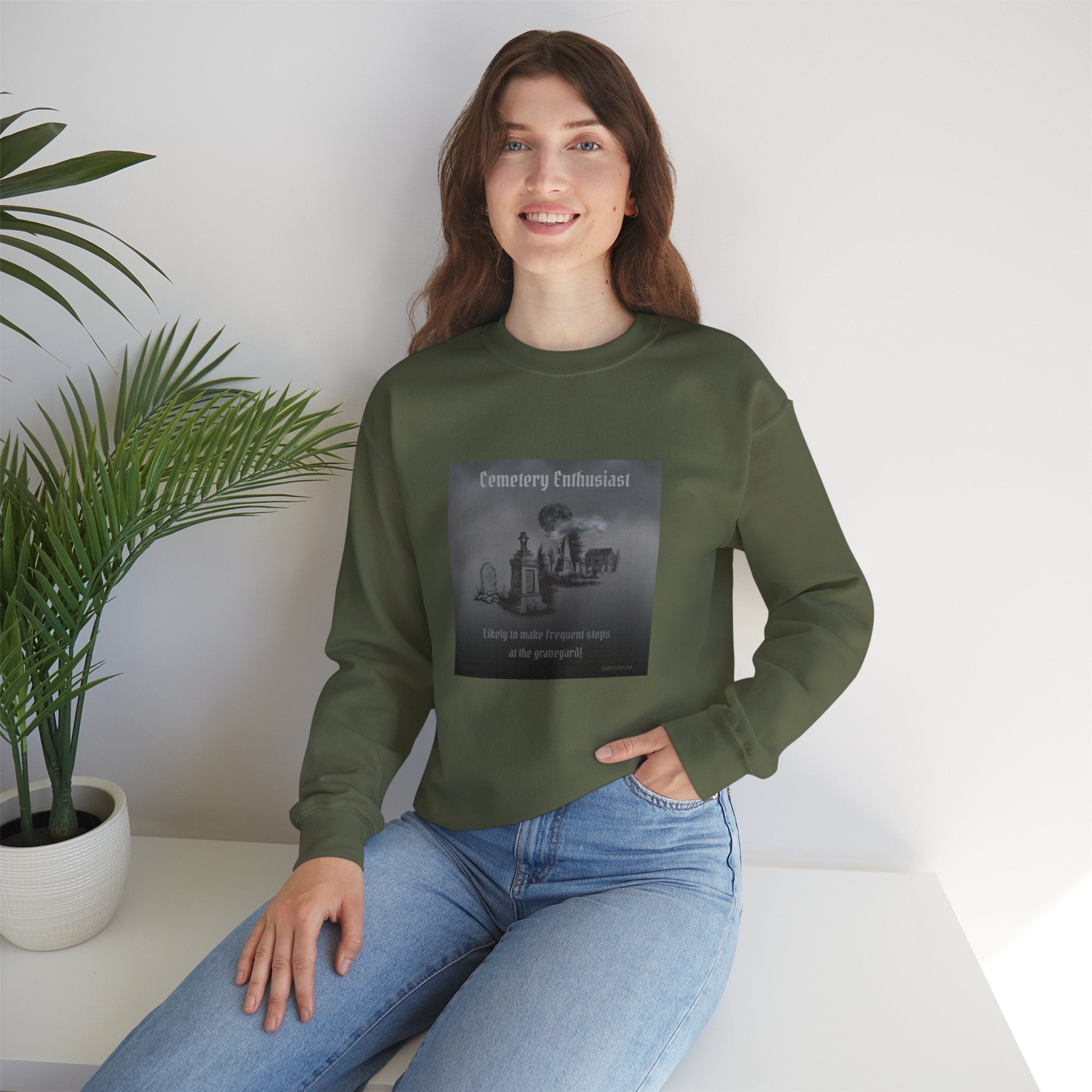 Cemetery Enthusiast Crewneck Sweatshirt