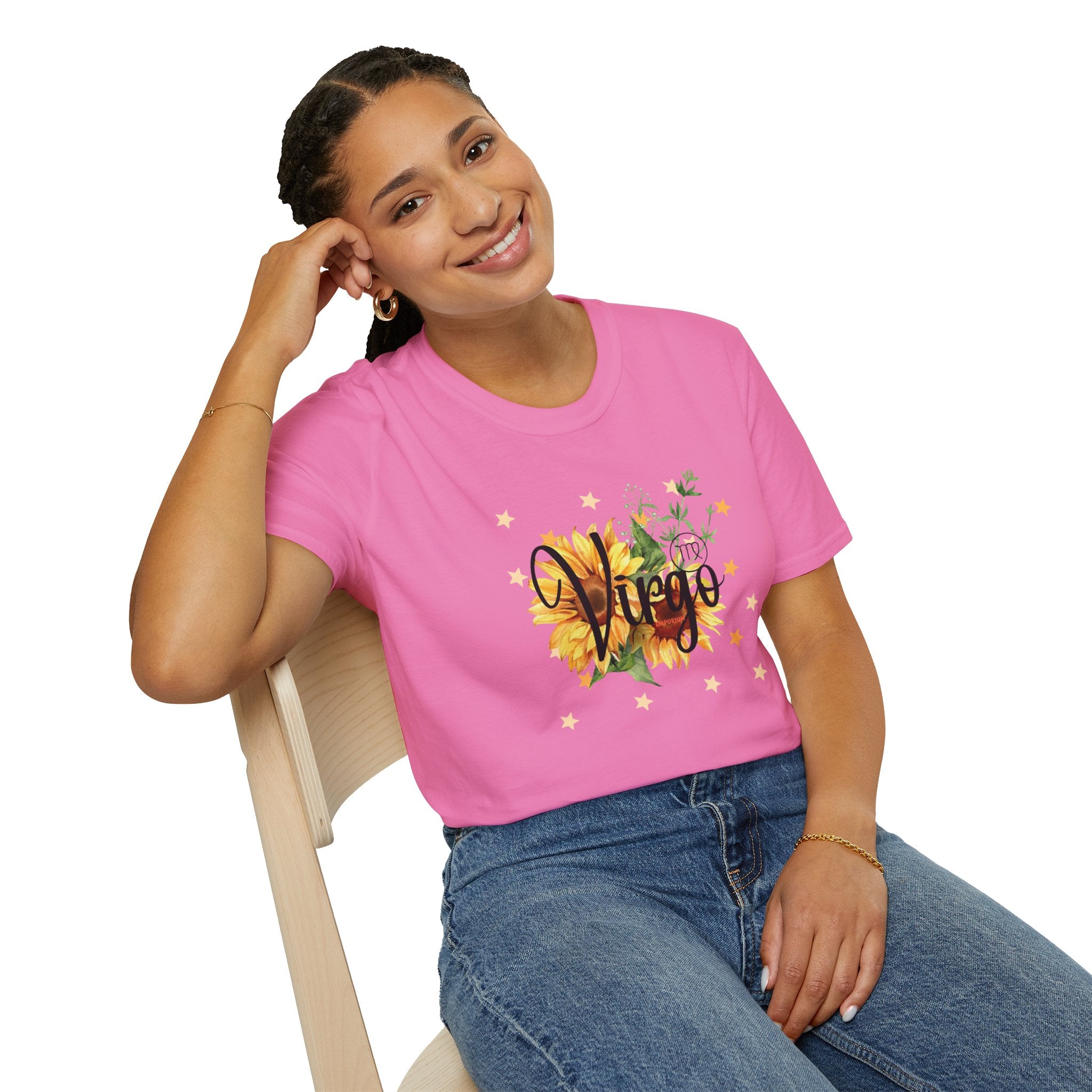 Virgo Sunflower Astrology T-Shirt