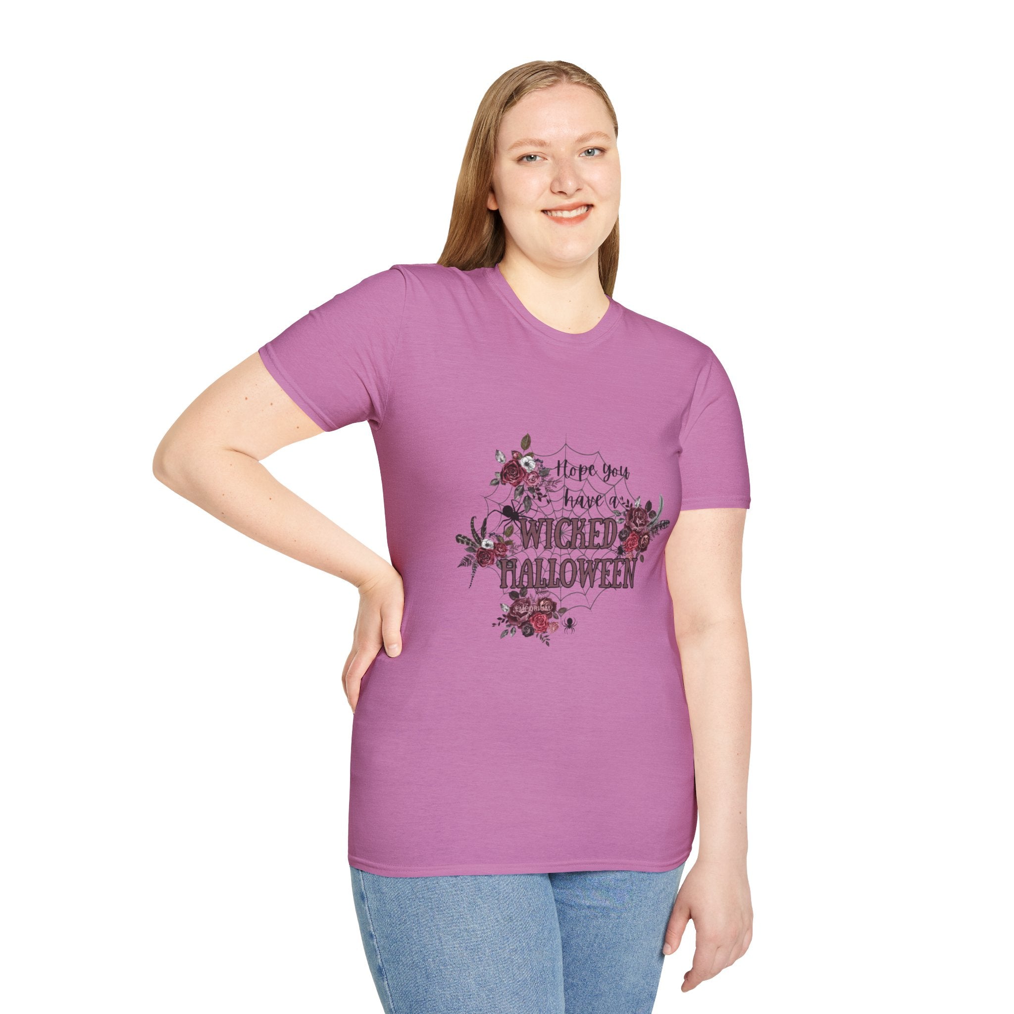 Wicked Halloween Spider Web T-Shirt