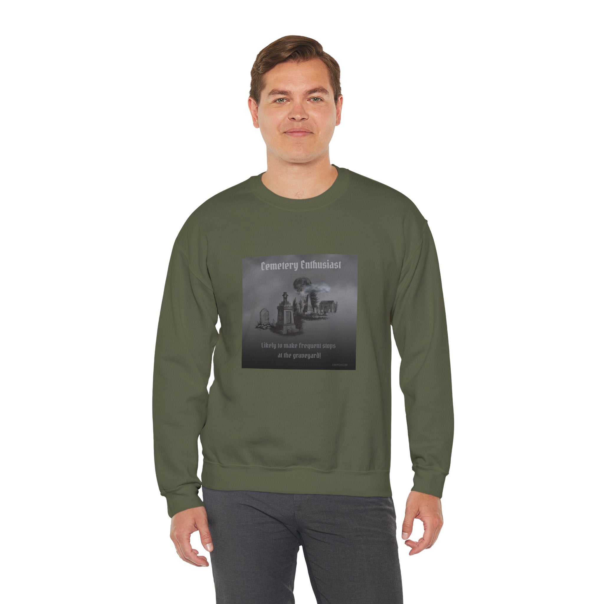 Cemetery Enthusiast Crewneck Sweatshirt