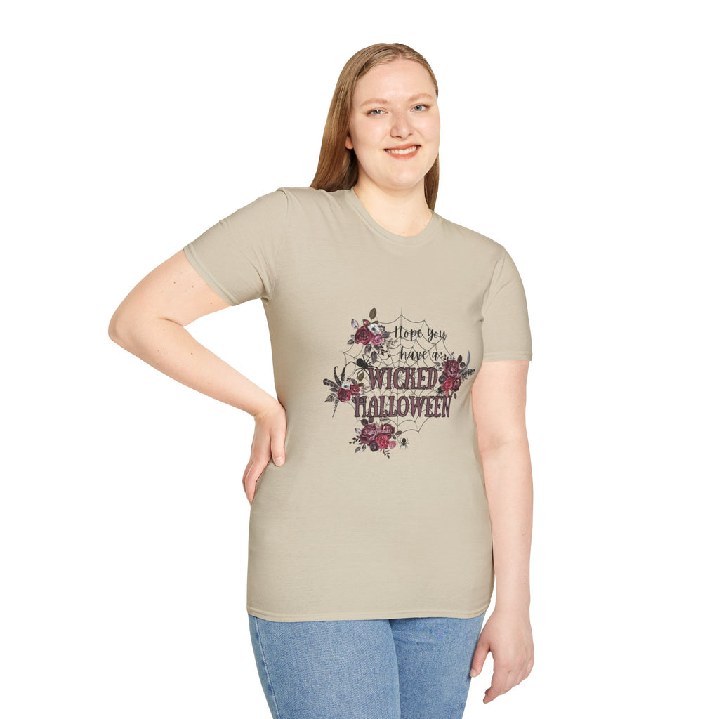 Wicked Halloween Spider Web T-Shirt