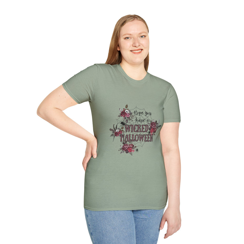 Wicked Halloween Spider Web T-Shirt