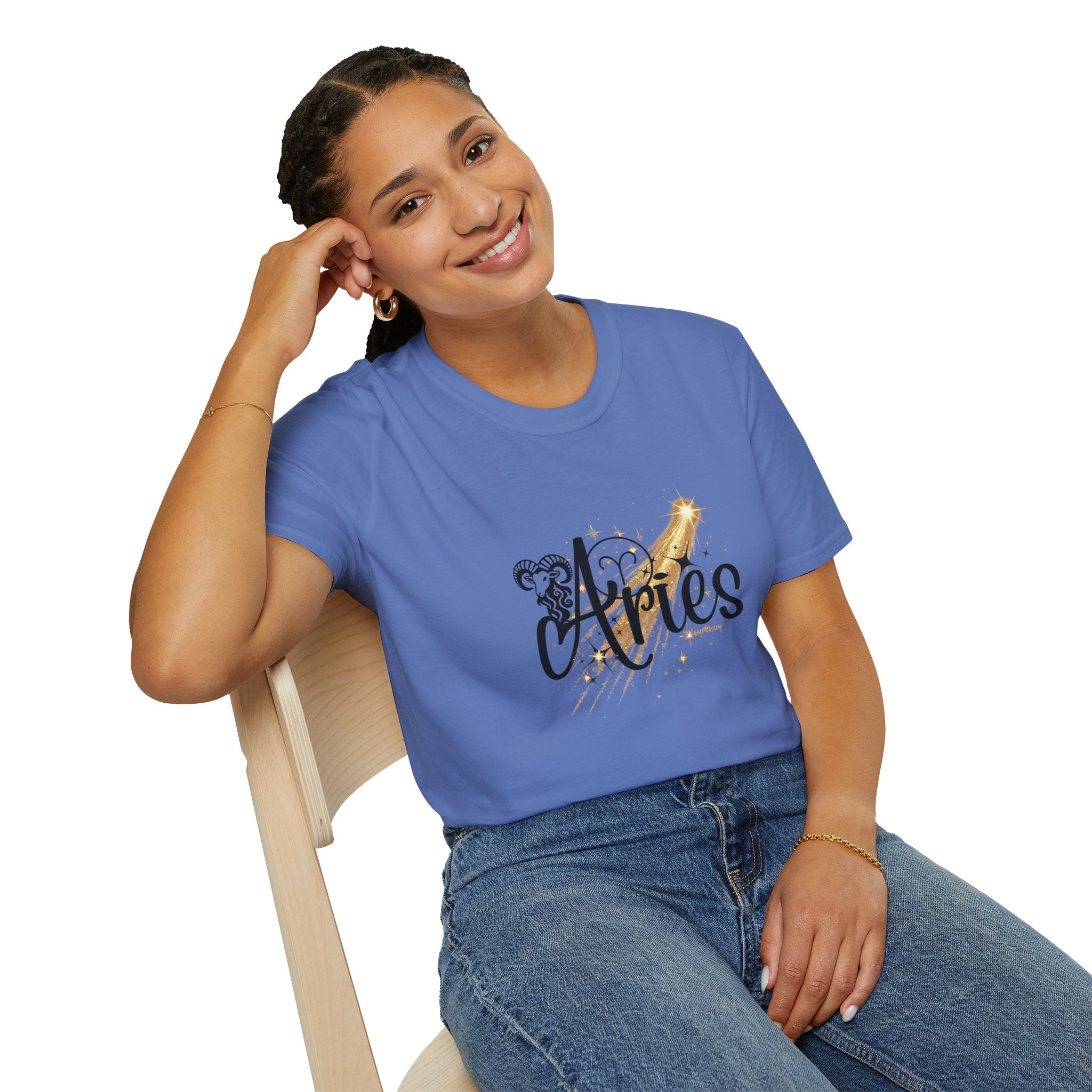 Aries Starburst Astrology T-Shirt