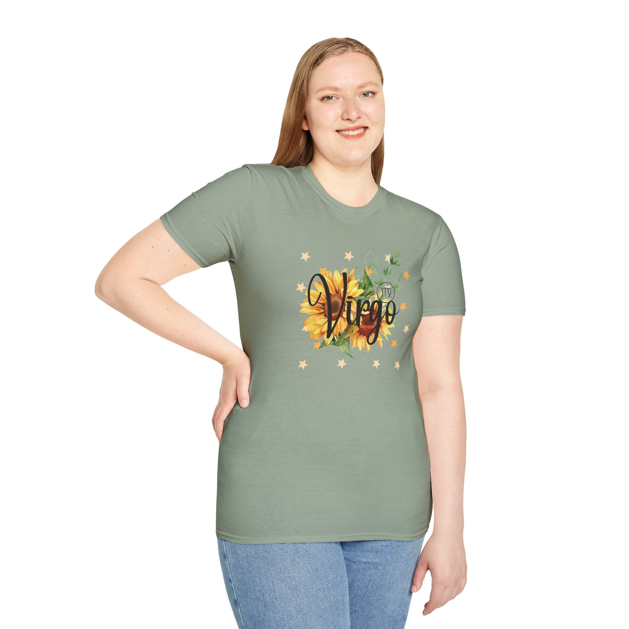 Virgo Sunflower Astrology T-Shirt