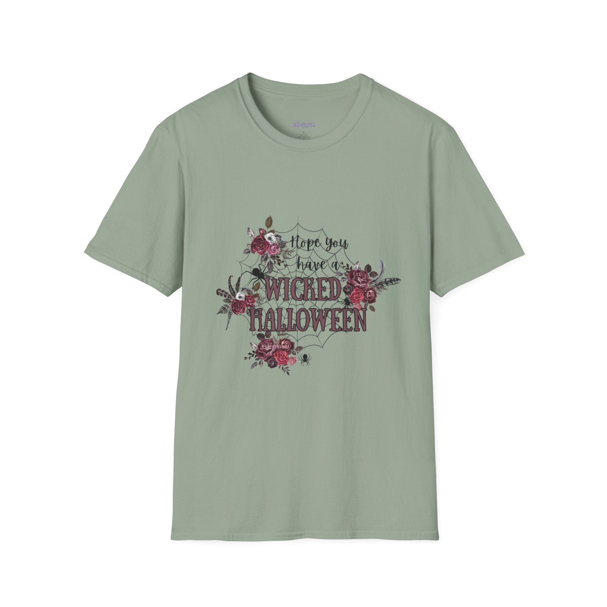 Wicked Halloween Spider Web T-Shirt