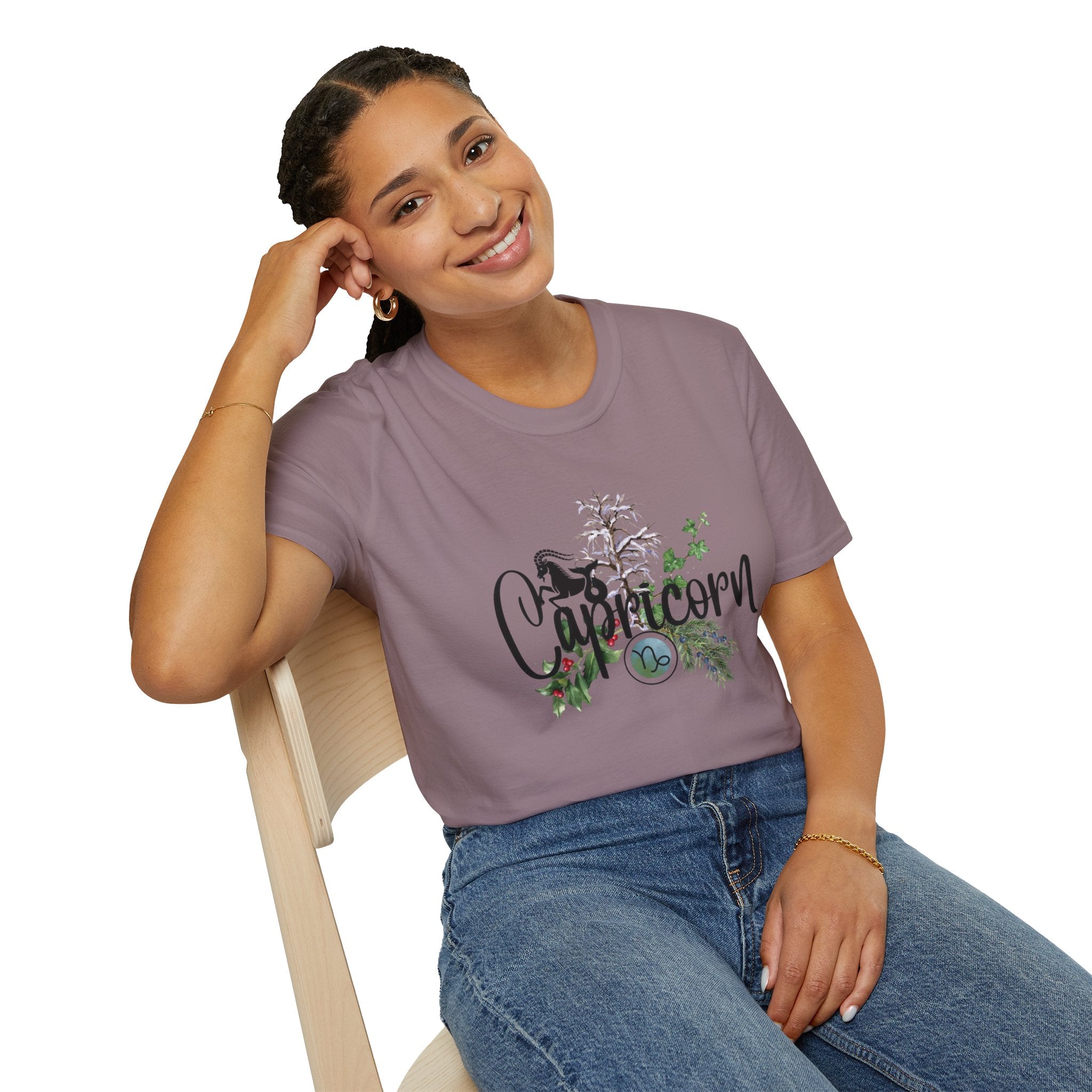 Capricorn Oak & Ivy Astrology T-Shirt